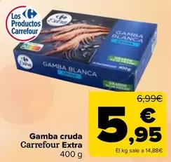 Oferta de Carrefour Extra - Gamba Cruda  por 5,95€ en Carrefour