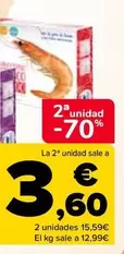 Oferta de Delfín - Langostino Crudo O Cocido por 11,99€ en Carrefour