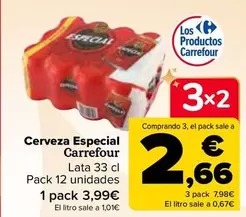 Oferta de Carrefour - Cerveza Especial en Carrefour