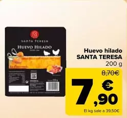 Oferta de Santa Teresa - Huevo Hilado por 7,9€ en Carrefour