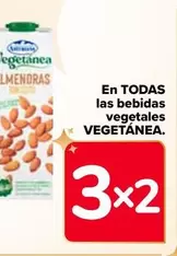 Oferta de Vegetanea - En TODAS Las Bebidas Vegetales en Carrefour