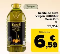 Oferta de Coosur - Aceite De Oliva Virgen Serie Oro por 32,95€ en Carrefour