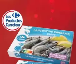 Oferta de Carrefour Classic - Langostino Crudo O Cocido por 7,45€ en Carrefour