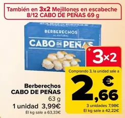 Oferta de Cabo De Peñas - Berberechos en Carrefour