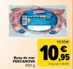 Oferta de Pescanova - Buey De Mar por 10,95€ en Carrefour