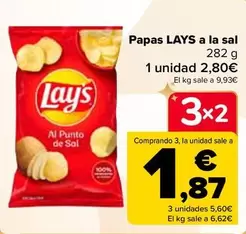 Oferta de Lay's - Papas A La Sal  por 2,8€ en Carrefour