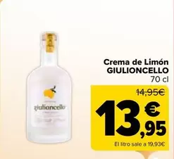 Oferta de Giulioncello - Crema De Limon por 13,95€ en Carrefour