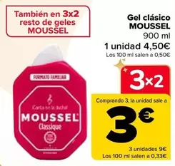 Oferta de Moussel - Gel Clasico en Carrefour