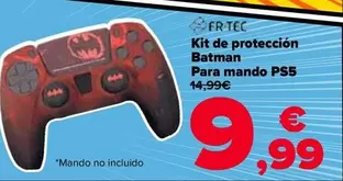 Oferta de Kit De Proteccion Batman Para Mando Ps5 por 9,99€ en Carrefour