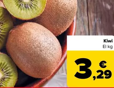 Oferta de Kiwi por 3,29€ en Carrefour