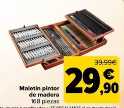 Oferta de Maletín Pintor De Madera por 29,9€ en Carrefour