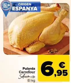 Oferta de Carrefour - Pularda por 6,95€ en Carrefour