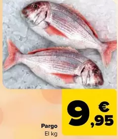 Oferta de Pargo por 9,95€ en Carrefour