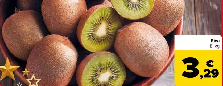 Oferta de Kiwi por 3,29€ en Carrefour