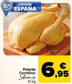 Oferta de Carrefour - Pularda por 6,95€ en Carrefour