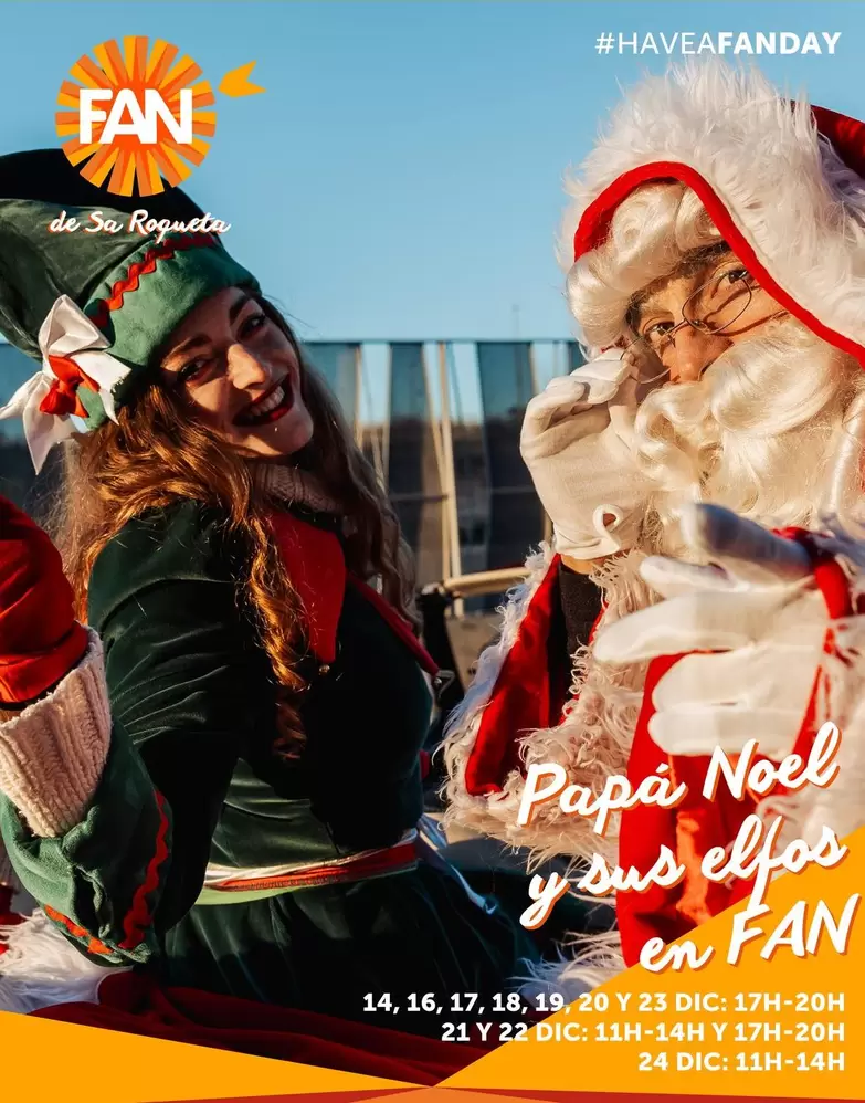 Oferta de Papa Noel Y Sus Elfos En Fan en Fan Mallorca Shopping