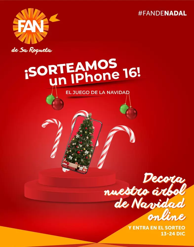 Oferta de Sorteamos Un Iphone 16 en Fan Mallorca Shopping