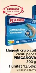 Oferta de Pescanova - Langostino Crudo O Cocido por 12,59€ en Carrefour