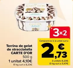 Oferta de Carte d'Or - Tarrina De Helado De Stracciatella en Carrefour