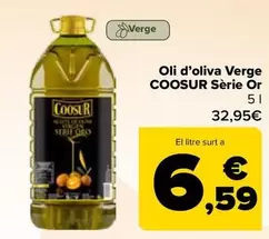 Oferta de Coosur - Aceite De Oliva Virgen Serie Oro por 32,95€ en Carrefour