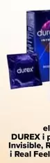 Oferta de Durex - En Todos Los Lubricantes Y Preservativos Invisible, Rinde Mas Y Real Feel en Carrefour