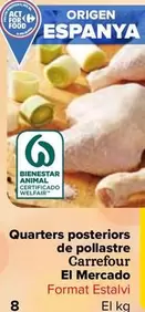 Oferta de Carrefour - Traseros De Pollo  El Mercado por 2,69€ en Carrefour