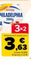 Oferta de Philadelphia - Queso De Untar Natural O Light en Carrefour