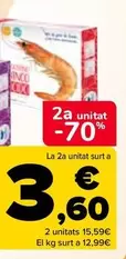 Oferta de Delfín - Langostino Crudo O Cocido por 11,99€ en Carrefour