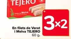 Oferta de Tejero - En Filetes De Caballa Y Melva 60 G en Carrefour