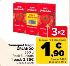 Oferta de Tomate Frito  en Carrefour