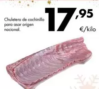 Oferta de Origen - Chuletero De Cochinillo Para Asar Origen Nacional por 17,95€ en Supermercados Lupa