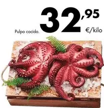 Oferta de Pulpo -  Cocido por 32,95€ en Supermercados Lupa