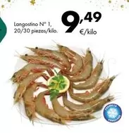 Oferta de Langostino No 1, 20/30 Piezas por 9,49€ en Supermercados Lupa