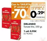 Oferta de Orlando - Tomate Frito por 0,95€ en Supermercados Lupa