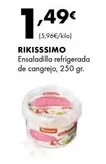 Oferta de Rikisssimo - Ensaladilla Refrigerada De Cangrejo por 1,49€ en Supermercados Lupa