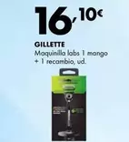 Oferta de Gillette - Maquinilla Labs 1 Mango + 1 Recambio por 16,1€ en Supermercados Lupa