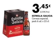 Oferta de Estrella Galicia - Cerveza Especial por 3,45€ en Supermercados Lupa