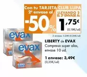 Oferta de Evax - Liberty De por 3,49€ en Supermercados Lupa