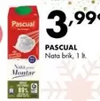 Oferta de Pascual - Nata Brik por 3,99€ en Supermercados Lupa