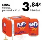 Oferta de Fanta - Naranja por 3,84€ en Supermercados Lupa