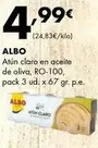 Oferta de Albo - Atun Claro En Aceite De Oliva por 4,99€ en Supermercados Lupa