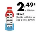 Oferta de Prime - Bebida Isotónica Ice Pop O Lima por 2,49€ en Supermercados Lupa