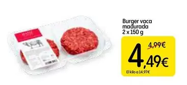 Oferta de Burger Vaca Madurada por 4,49€ en Dialprix