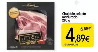 Oferta de Chuletón Selecta Madurado por 4,89€ en Dialprix