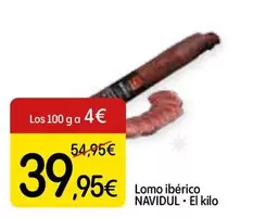 Oferta de Navidul - Lomo Ibérico por 39,95€ en Dialprix