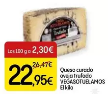 Oferta de Queso Curado Oveja Trufado por 22,95€ en Dialprix