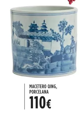 Oferta de Macetero Qing, Porcelana por 110€ en El Corte Inglés