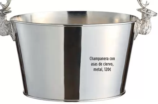 Oferta de Champanera Con Asas De Cieoro, Metal por 120€ en El Corte Inglés