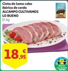 Oferta de Alcampo - Cinta De Lomo Cebo Iberico De Cerdo Alcampo Cultivamos por 18,95€ en Alcampo