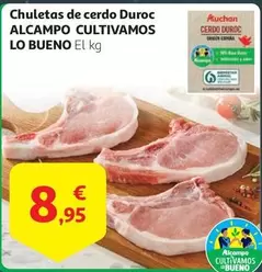 Oferta de Duroc - Chuletas De Cerdo Duroc por 8,95€ en Alcampo